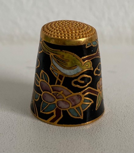 Fingerhut cloisonne emaille - fingerhut,