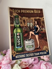 Lech polnisches Bier Pin Up