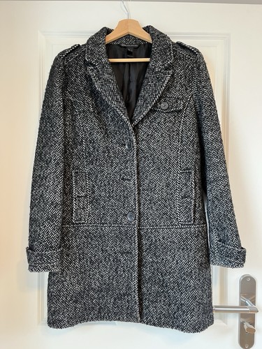 Mango wollmantel damen - mango, l