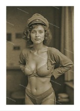 Vintage Foto Abzug Frau, Akt