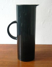 STELTON ISOLIERKANNE SCHWARZ ERIK MAGNUSSEN EM77 DENMARK DESIGN KIPP VERSCHLUSS