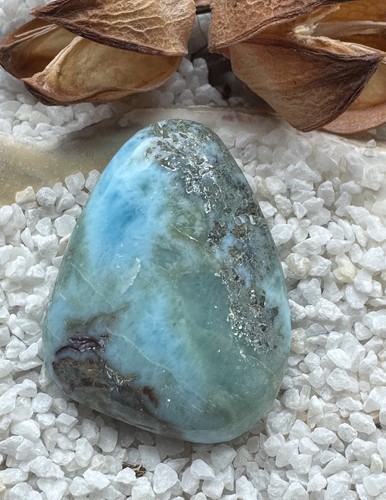 Larimar trommelstein - larimar,