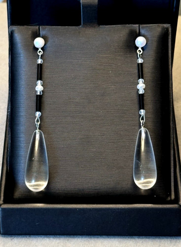 Ohrringe bergkristall silber - bergkristall,