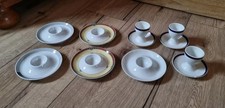 8 Eierbecher Porzellan, Konvolut 