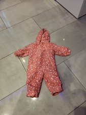 Gr 74/80 Aprikorosaorange  Winter / Schneeanzug + Muster