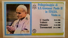 Vatikan Italien Sonderserie Papstreise Italien (5 Briefe) Papst Joh. Paul II. 