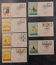 Briefmarken - 7 Ersttagsbriefe