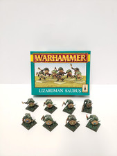 Lizardman Saurus Lizardmen Saurus Warriors Sauruskrieger Warhammer RAR OOP