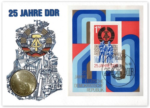 Ddr numisbrief jahre - -,