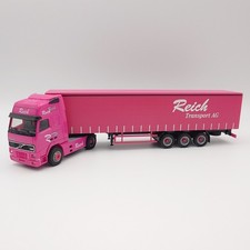 Herpa 1:87 Volvo FH16 Gardinenplanen Sattelzug Reich Transport AG *SoMo* *OVP*