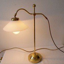 ALTE CASABLANKA TISCHLEUCHTE MESSING