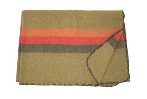 Original bundeswehr wolldecke - original,