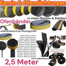 2,5m Dichtband Ofenschnur