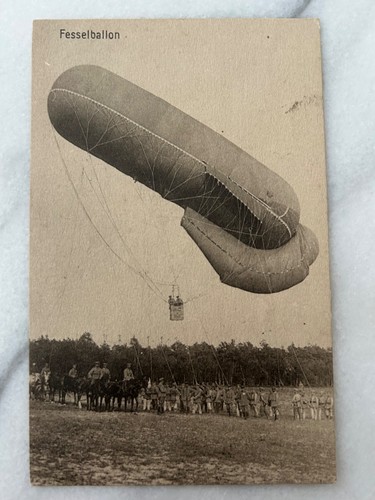 Ansichtskarte fesselballon - ansichtskarte,