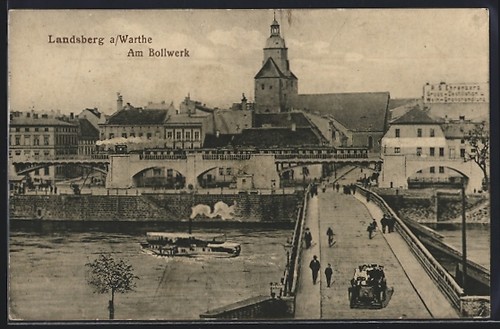 Ansichtskarte landsberg - landsberg, a