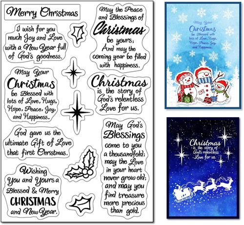 Transparente weihnachtsstempel - transparente,