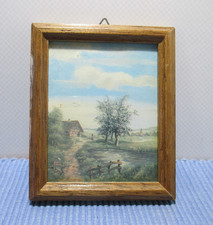 Wand Bild alt  mit  Rahmen