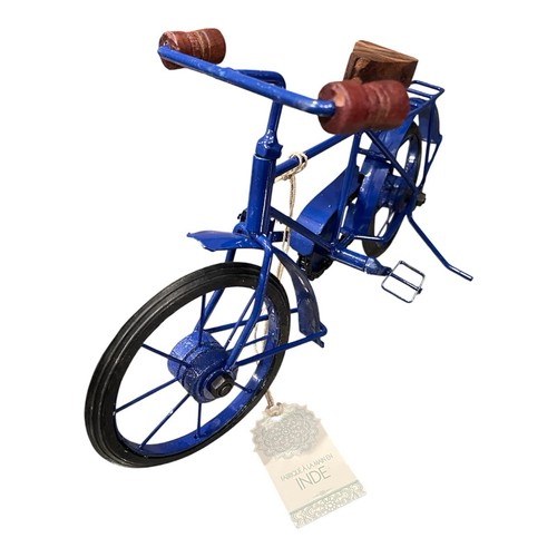 Miniatur fahrrad deko blau - miniatur,
