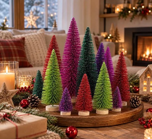 Glitzer weihnachtsbaum deko - glitzer,