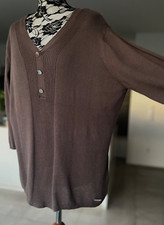 NEU! WITT Premium Strick Pullover Baumwollpulover Cotton mit Kaschmir Braun