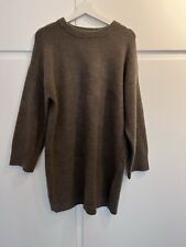 Asos Damen Strickkleid Braun Gr. S Neu