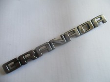 Lettering Granada nameplate