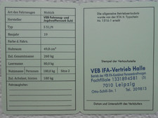 Betriebserlaubnis für