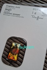 1g Gramm Goldbarren Heraeus