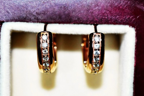 Vintage rotgold diamant - kt,