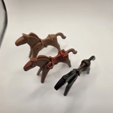 3x Vintage Playmobil Pferde