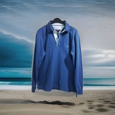 gant polo shirt herren langarm L blau
