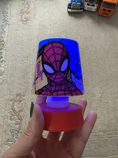Spider-Man Kinder Lampe Kleines Nachtlicht Mit Wechselnden Farben
