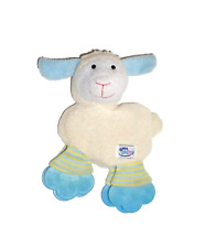 Simba Baby Schmusetuch Schnuffeltuch Kuscheltuch beige blau SCHAF LAMM Beißecken