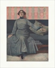 Titelseite der Nummer 12 von 1903 Jugendstil Sofa Couch Kleid Hirth Jugend 1326