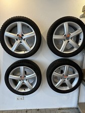 4 x Original VW Alufelgen „Aspen" 17 Zoll Winterreifen Passat, CC, Scirocco, Eos