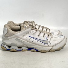 Nike Reax 8 TR Laufschuhe Turnschuhe Weiß & Blau UK 11 EU 46 616272-103