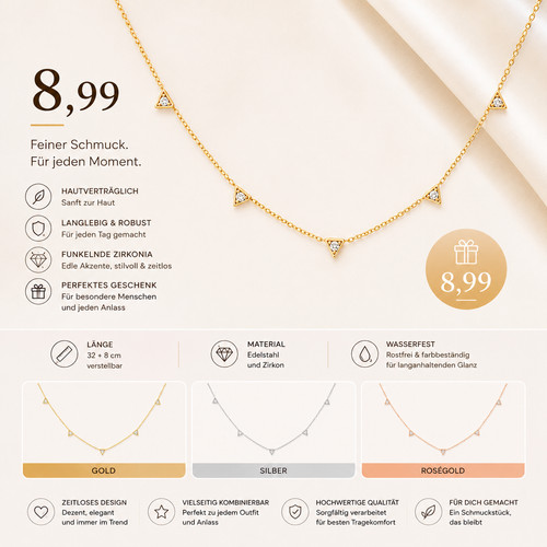 Edelstahl choker halskette mit - choker,