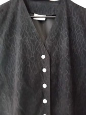 **Ciccia Bella** Ärmellose Weste, schwarz, 48--50