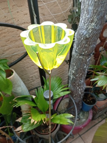 Gelbe glasgartenstecker 1 - 5,