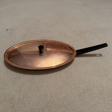 Ovale Fischpfanne Kupfer aus der Schweiz mit Deckel