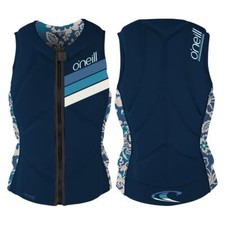O'Neill Wms Slasher Comp Vest Damen Wakeboard Weste Protektor Neopren Christina