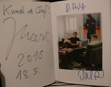 Jonathan Meese + Daniel Richter + Tal R signiert Katalog Unterschrift Autogramm