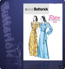 Schnittmuster Kleid 40er (3); Gr. 34-40