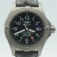 BREITLING AVENGER SEAWOLF AUTOMATIK E17370 TITAN HERREN BR547 SCHÖNER ZUSTAND