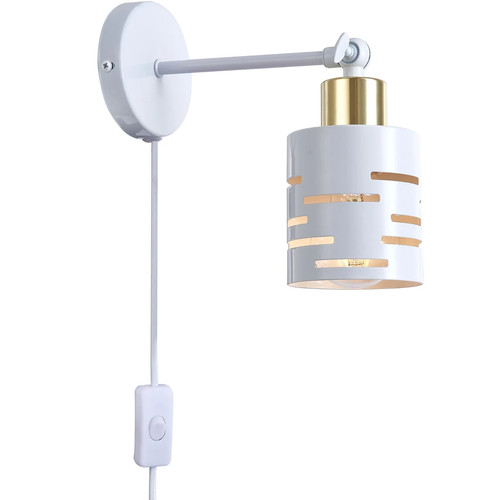 Led wandleuchte e27 - e27, gold