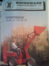 Weidemann Stallschlepper Hoflader Hoftrac 910 bis 917 Prospekt