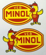 Minol pirol aufkleber - minol,