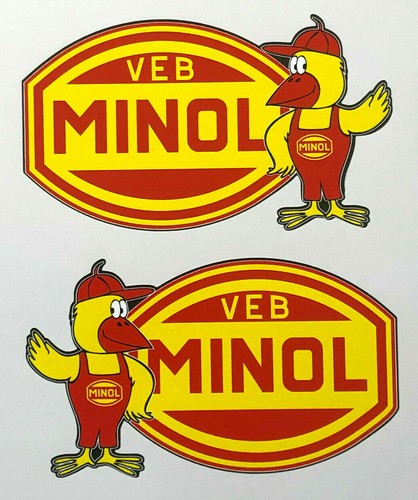 Minol pirol aufkleber - minol,