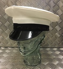 Royal Navy Klasse 1 & 3 weiße Offiziersmütze / Anzugmütze original britisch - alle Größen