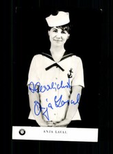 Anja laval autogrammkarte - anja,